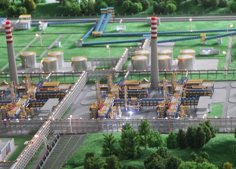 京山市石化区模型