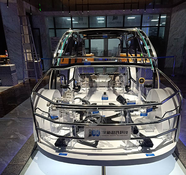 京山市透明车模型