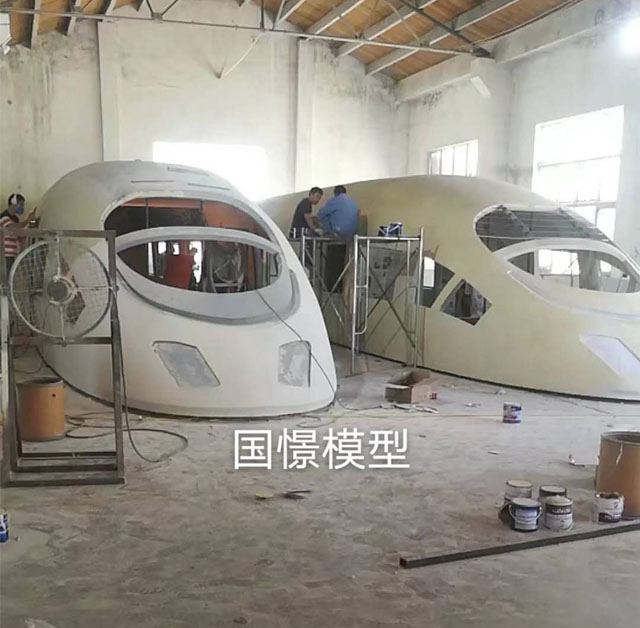 京山市高铁模型