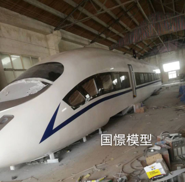 京山市高铁模型